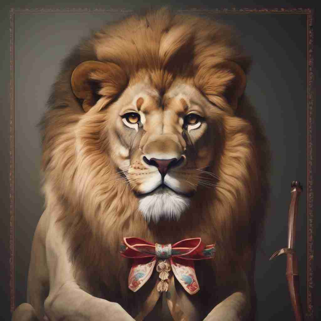 Lion and bow 4